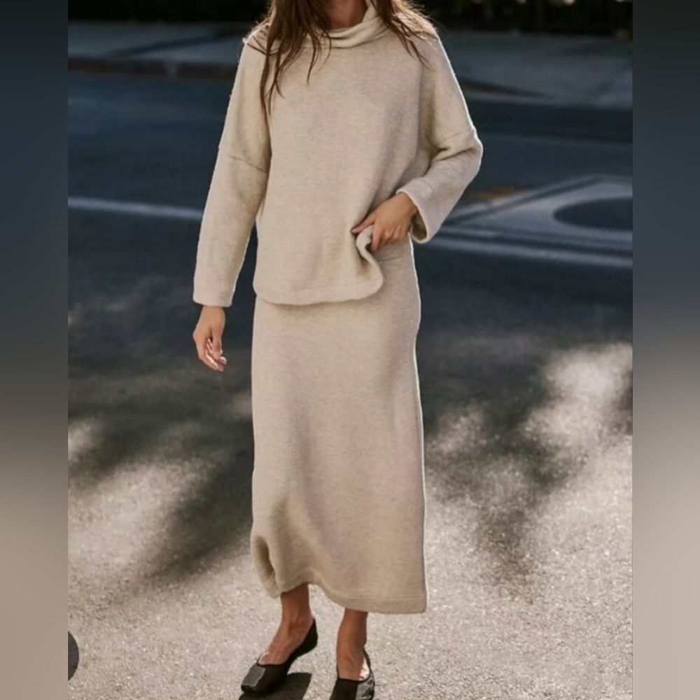 Free People Gray Maxi Dress - Picture 3 of 3